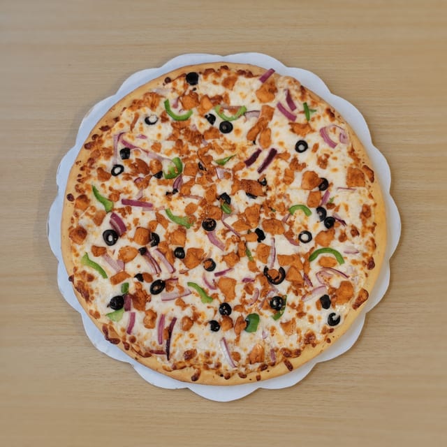 Chicken Tikka Pizza.
