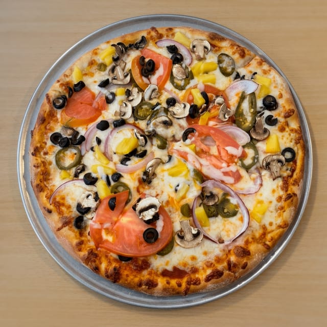 Vegetarian Pizza.